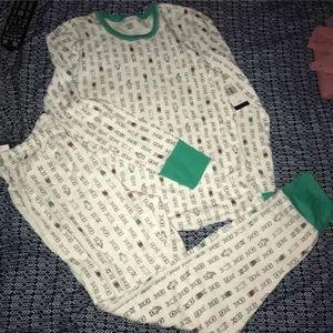 Bunny thermal pj set size large